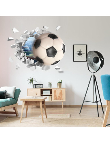 Calcomanías de Pared de Fútbol CEYAZYE 75x70cm Vinilo 3D