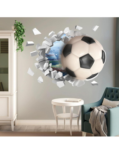 Calcomanías de Pared de Fútbol CEYAZYE 75x70cm Vinilo 3D