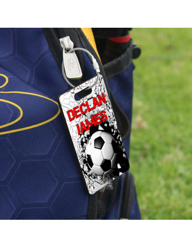 Etiquetas de Equipaje Personalizadas MYETCHEY - Madera Dura Azul