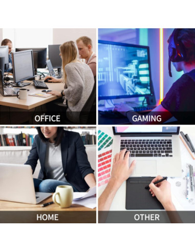 Alfombrilla de Ratón Gaming GZESZT Extra Grande 800x400mm