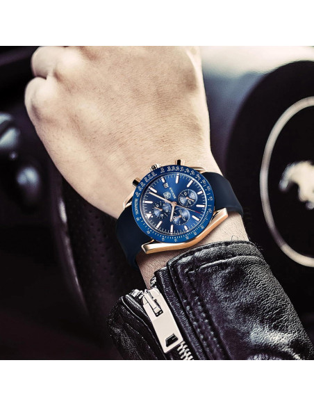 Reloj Cronógrafo de Cuarzo BENYAR BY-5140 Hombre 30M Impermeable