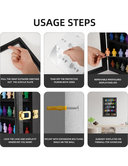 Estuche de Exhibición de Minifiguras PiaoHao 39.1x28.4cm