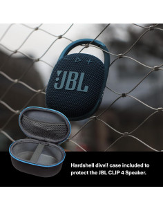 Altavoz Bluetooth JBL Clip 4 + Funda Dura Protectora Negro 2