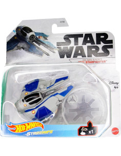 Vehículo de fundición Hot Wheels Star Wars Obi-Wan Jedi Fighter 2