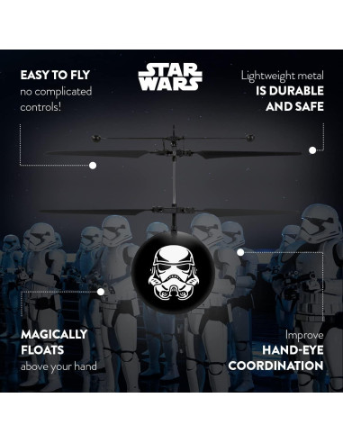 Bola Voladora Stormtrooper Star Wars World Tech Toys - Dron USB