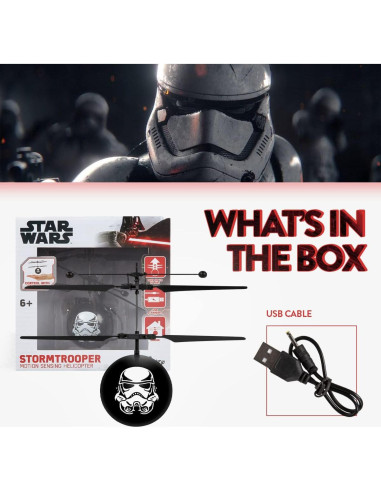 Bola Voladora Stormtrooper Star Wars World Tech Toys - Dron USB