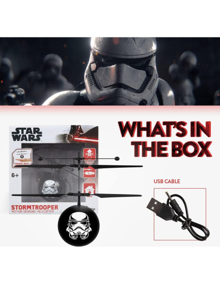 Bola Voladora Stormtrooper Star Wars World Tech Toys - Dron USB