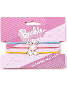 Conjunto de 3 Pulseras de Amistad Barbie - Joyería Oficial 2