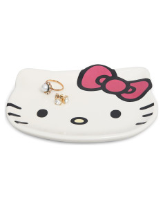 Plato de Joyería Hello Kitty Cerámica 14.6 cm - Bandeja Decorativa