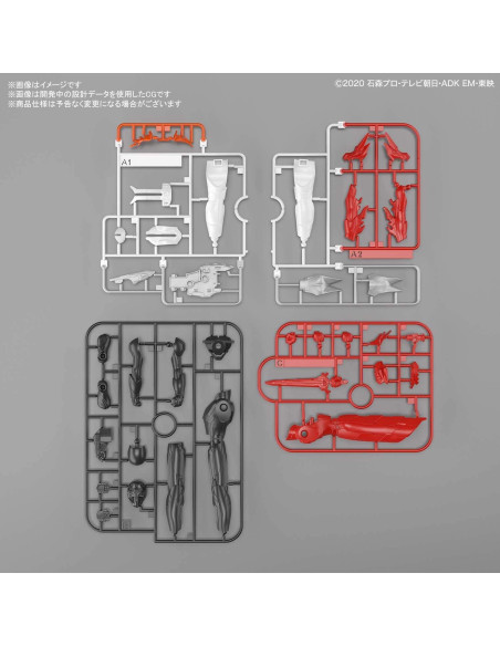 Kit de Modelo Kamen Rider Saber Bandai Hobby 36 Piezas