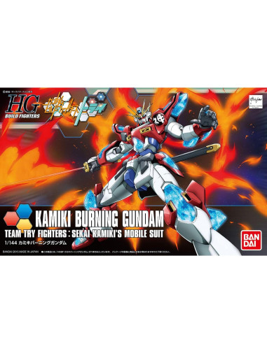 Figura de Acción Bandai HGBF 1/144 Kamiki Burning Gundam