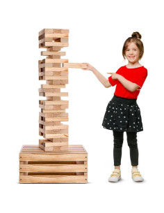 Juego de Torre Gigante SWOOC 60 Bloques 1.52m con Mesa