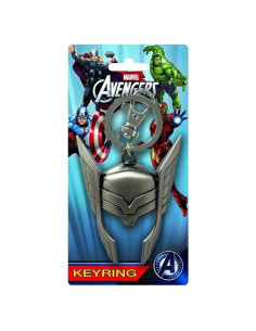 Llave de anillo de pewter Marvel Thor casco 6.03x10.16 cm