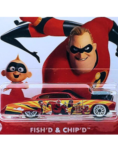 Auto de Juguete Hot Wheels Los Increíbles - GJV21 - Rojo 1:64 2