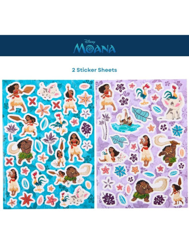 Conjunto de Arte Disney Moana Diseños Innovadores 17 Piezas