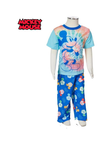 Conjunto de Pijamas Mickey Mouse Disney 2 Piezas Talla 4T Azul