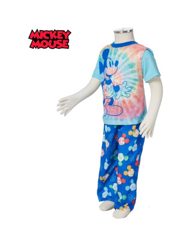 Conjunto de Pijamas Mickey Mouse Disney 2 Piezas Talla 4T Azul