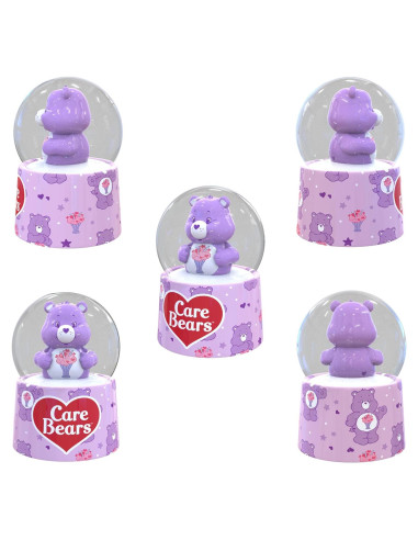 Globo de Nieve Iluminado Mini Silver Buffalo Care Bears 10.9cm