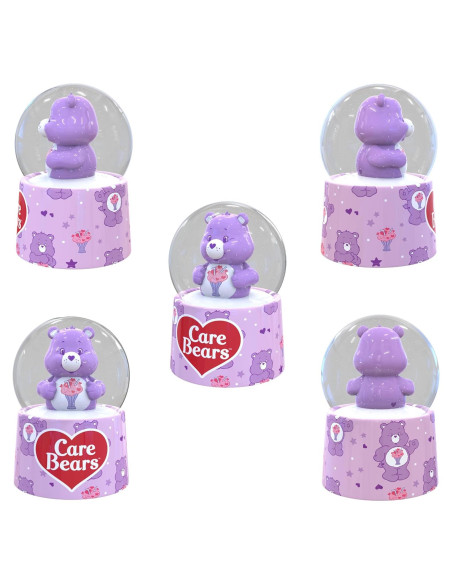 Globo de Nieve Iluminado Mini Silver Buffalo Care Bears 10.9cm