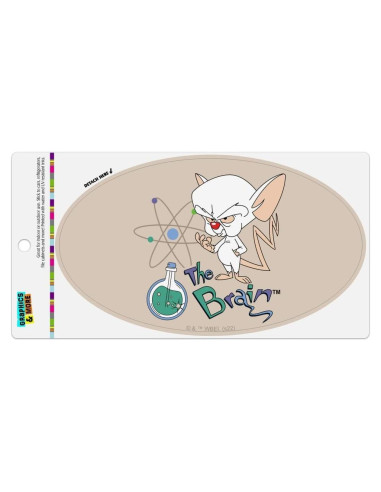 Imán Ovalado Pinky y El Cerebro - Graphics and More - 17.8x10.2cm