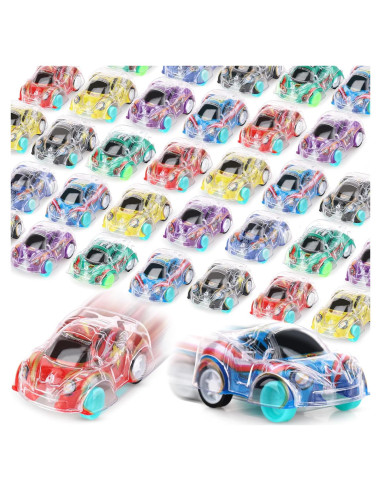 Set de 36 Coches de Retroceso Hooqict para Niños 5 cm
