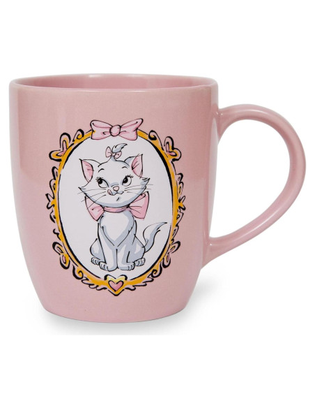 Taza Cerámica Disney Aristogatos Marie 18 Onzas Rosa