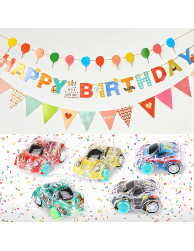 Set de 36 Coches de Retroceso Hooqict para Niños 5 cm