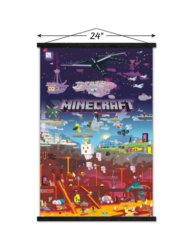 Póster de Pared Trends International Minecraft 56.5x86.4 cm