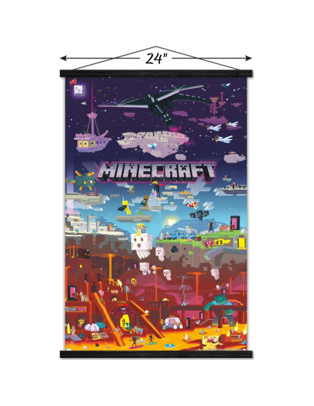 Póster de Pared Trends International Minecraft 56.5x86.4 cm