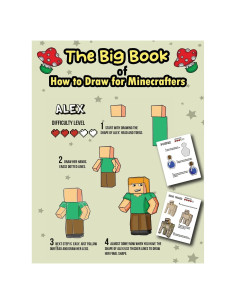 The Big Book of How to Draw for Minecrafters: A Step by Step Easy Guide (Colorized Version)
