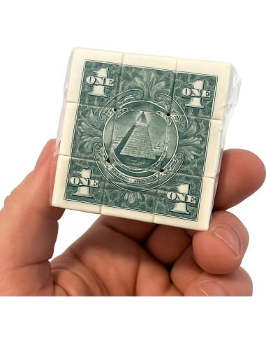 Cubo de Velocidad Dollar Bill 3x3 - Diseño Billete EE.UU.