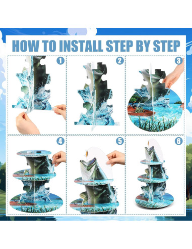 Soporte para Cupcakes de Pesca Weysat 3 Niveles 35x33.4cm