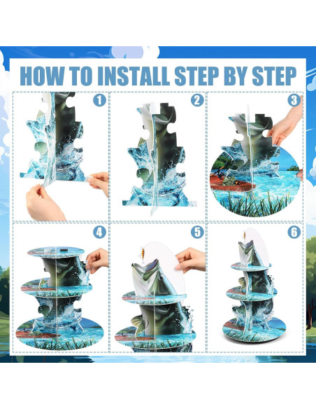 Soporte para Cupcakes de Pesca Weysat 3 Niveles 35x33.4cm