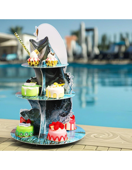 Soporte para Cupcakes de Pesca Weysat 3 Niveles 35x33.4cm