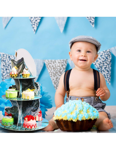 Soporte para Cupcakes de Pesca Weysat 3 Niveles 35x33.4cm