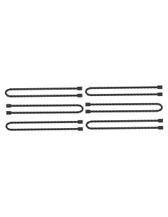 Ties de Silicona Reutilizables Genérico 30.48cm 6pk Negro