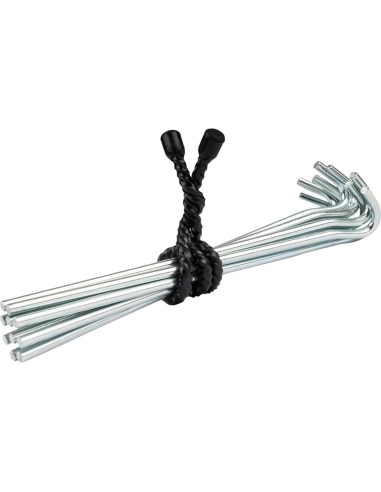 Ties de Silicona Reutilizables Genérico 30.48cm 6pk Negro