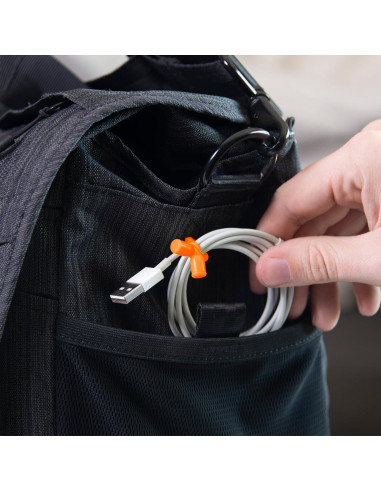 Ties de Silicona Reutilizables Genérico 30.48cm 6pk Negro