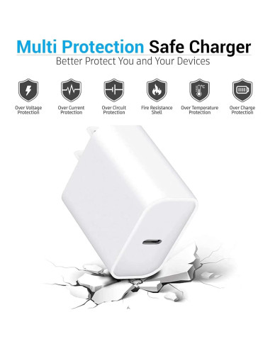 Paquete de 3 Cargadores de Pared USB-C 30W CYQAPC