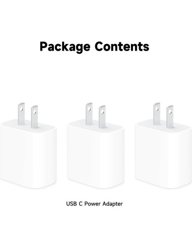 Paquete de 3 Cargadores de Pared USB-C 30W CYQAPC