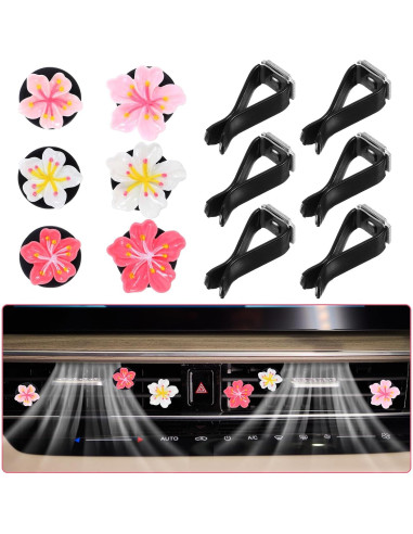 Clips Ambientadores para Auto MBAIYO, 6 Pcs Decorativos