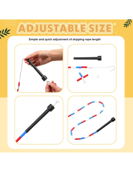 Cuerdas de Saltar Doble Dutch Zubebe 4.8m Multicolor
