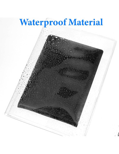 Paquete de 10 fundas de pasaporte transparentes IANFAN