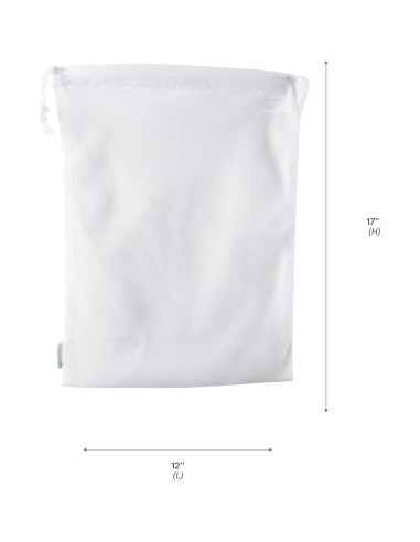 Bolsas de Malla de Algodón Reutilizables Vida Verde - 3 Tamaños