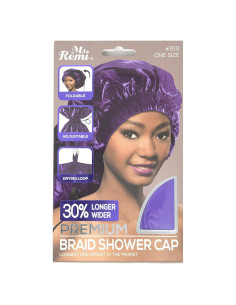 Gorro de Ducha Sra. Remi Max Jumbo Púrpura Talla Única