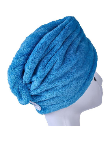 Toalla de Pelo Microfibra YYXR Azul - Secado Rápido 68x26 cm