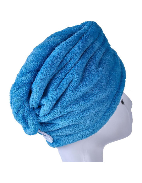 Toalla de Pelo Microfibra YYXR Azul - Secado Rápido 68x26 cm