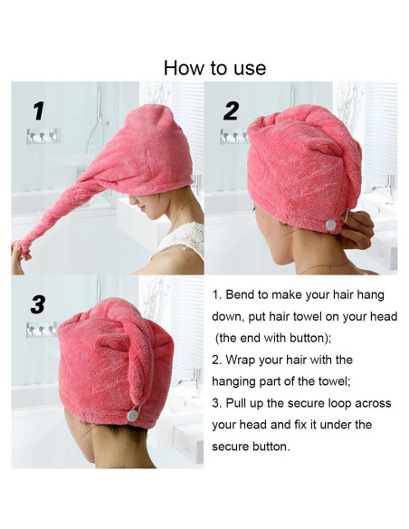 Toalla de Pelo Microfibra YYXR Azul - Secado Rápido 68x26 cm