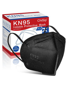 Mascarillas Desechables ChiSip KN95 5 Capas Adultos 20 Unidades