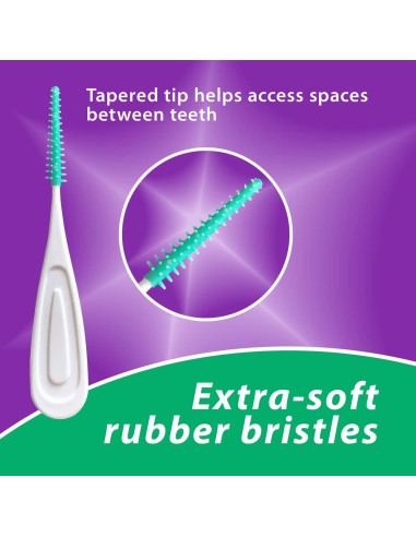 Picks Dentales BrightWorks de Menta, 192 Unidades, Cerdas Suaves